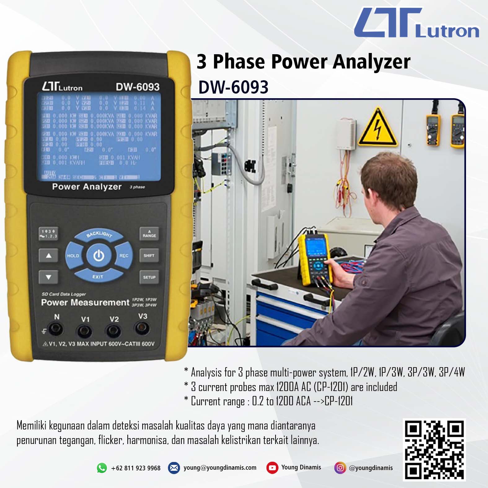 LutronDW60933PhasePowerAnalyzer Young Dinamis